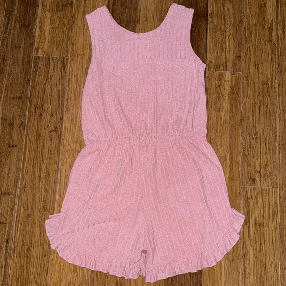 Pink Sovereign Code Kay Ruffle Romper - Picture 2 of 4